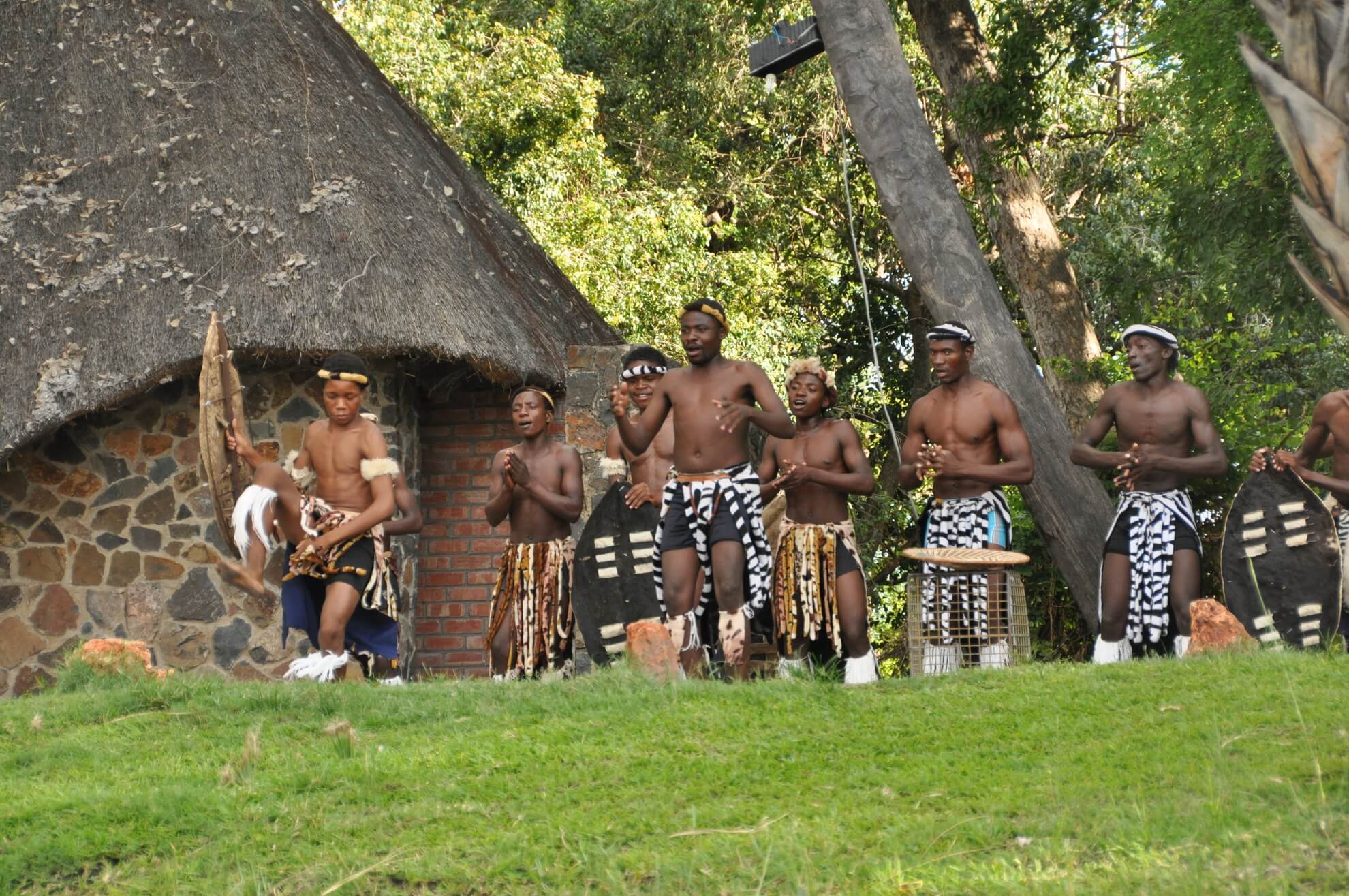 Traditional dance performance near Victoria Falls